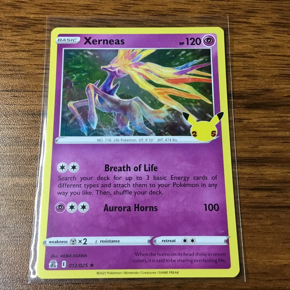 Pokemon Xerneas Holo